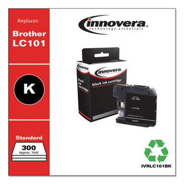 Innovera® Compatible Black Ink, Replacement For Brother Lc101bk, 300 Page-yield freeshipping - TVN Wholesale